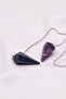 Natural Stone Lapis Lazuli Stone-Amethyst Stone Pandul Pendulum Set of 2 - 4
