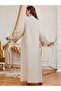 Women Embroidered Faux Pearl Jalabiya - 3
