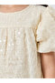 Girls Off-White Sequin A-Line Mini Dress - 3