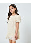Girls Off-White Sequin A-Line Mini Dress - 2