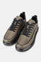 Men's Mink Genuine Natural Leather Sneaker Lace-Up Shoes - 2
