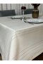 Wrinkle-Free, Stain-Resistant Linen Colber Tablecloth Beige - 4