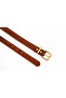 Women's Black Suede Belt – Gold Buckle – Casual & Classic Use - 3