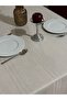 Wrinkle-Free, Stain-Resistant Linen Colber Tablecloth Beige - 7
