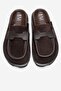 VELA Brown Suede Genuine Leather Women's Slippers - 2