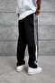 Men's Sweatpants Joyprime Nakisli Alti Black Oversize Baggy Loose Fit 3 Yarns Without Ruffles - 5