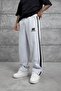 Men's Sweatpants Achestudios Yazili Alti Gray Oversize Baggy Loose Fit 3 Yarns Without Drawstrings