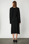 V-Neck Belted Knitwear Dress 63401 - 4