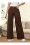 Beeke Super High Waist Wide Leg Jeans Stretch Fabric Wide Leg Denim Pants - 4