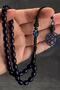 Trabzon Hand Knitted Kazaziye Tasseled 8x12 Capsule Cut Fire Amber Rosary - 2