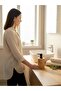 Bamboo Liquid Soap Dispenser Modern Wooden Design Stylish Soap Dispenser for Bathroom & Kitchen - 3