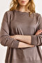 Women's Mink Raglan Sleeve Mercerized Thin Flowy Sweater Kzk-19001100 - 6