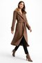 Aurora Fur Collar Cashmere Coat - 3