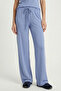 Comfortable Flexible Knitted Top and Bottom Set Lby0006 Lila - 6