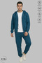 Men's Hooded Jacket with Drawstrings and Elastic Joggers 100% Cotton Combed Cotton Tracksuit Set - 3
