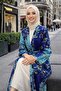 Ethnic Patterned Maxi Sash Kimono