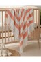 Premium Quality Double Layer 110X90 cm Fringed Striped Luxury Muslin Blanket / - 5