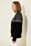 Jacquard Knitwear R4509 Black - 4