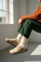 Anatomical Natural Cork Sole Children's Arch Supported Felt Wool Slippers - 3