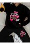 Kalp Stylish Women's K Hooded Tracksuit Set in Pink Color