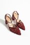 Women's Stone Beige Heeled Shoes [9] cm - 5