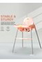 2 in 1 Baby High Chair for Kids 2-height adjustable with tray, footrest, stand & 5-point safety belt - 5