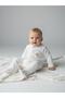 Baby Teddy Bear Patterned Quilted Zippered Jumpsuit - 4