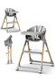 3-in-1 high chair with adjustable height & tray, 5-point safety harness for babies & toddlers