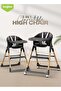 3-in-1 high chair with adjustable height & tray, 5-point safety harness for babies & toddlers - 7