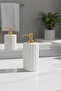 Concrete single soap dispenser with gold head (250ml) - 2