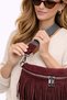 Suede Tassel Strap Bag – Everyday Use, Stylish Design, Adjustable Strap and Zipper Closure - 3
