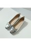 Women's Patent Leather Ballerinas Fish Scale Leather Ballerinas – with Ribbon, Comfortable Non-Slip Sole, Casual Stylish Shoes - 3