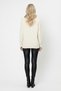 Women's Scarf Detailed Knitwear Sweater Crew Neck Long Sleeve Stylish Casual Sweater - 5