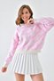 Women's Crew Neck Love Text Detailed Knitwear Sweater 10517 - 2