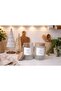 Set of 2 800 ml Glass Jars with Wooden Beech Lid Vacuum Salt – Sugar Labeled Set - 2