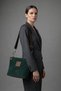 Sasa Velvet Bag Green – Crossbody Velvet Women's Shoulder Bag - 4