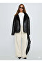 New Season Black Color Imported Suede Coat Trench Coat - 2