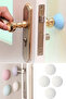 4Pcs Multi-Purpose Silicone Door Wall Protector Bumper Self-Adhesive Furniture Anti-Collision