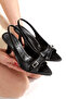 Pointed Toe Beret Buckle Accessory Women's Classic (9cm) Heeled Shoes