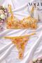 Floral Pattern Lace Bra Panty Set – Stylish and Comfortable Underwear