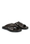 , Men's Genuine Leather Slippers 1611045Zm153 Brown - 2