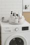 360 Degree Rotating Transparent Flu Bathroom Kitchen Organizer Shaping / Sculpting Trays Mit1287 - 5