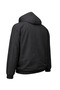 Large Size Hooded Transitional Coat with Ribbing (Comfortable Wide Fit) - 5