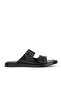 , Men's Genuine Leather Slippers 1611045Zm160 Black