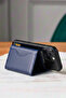 Compatible with iPhone "12-13-14-15-16-17 Plus/Pro/Max" - Magsafe Premium Leather Card Holder Wallet - Dark Blue - 5