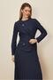 Binding Detail Dress 46225 - 2
