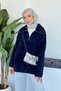Niobe Angora Casual Sweater Navy Blue - 3