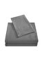 King Bed Sheets Set, 500 TC, 4 Piece, Microfiber, 41 cm Pockets, Wrinkle Free (Deep Gray) - 4