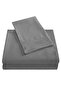 King Bed Sheets Set, 500 TC, 4 Piece, Microfiber, 41 cm Pockets, Wrinkle Free (Deep Gray) - 5