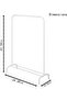 Garment Rack for Hanging Clothes Rack Heavy Duty Portable with Bottom Metal Shelf Drying Coats Shirt - 2